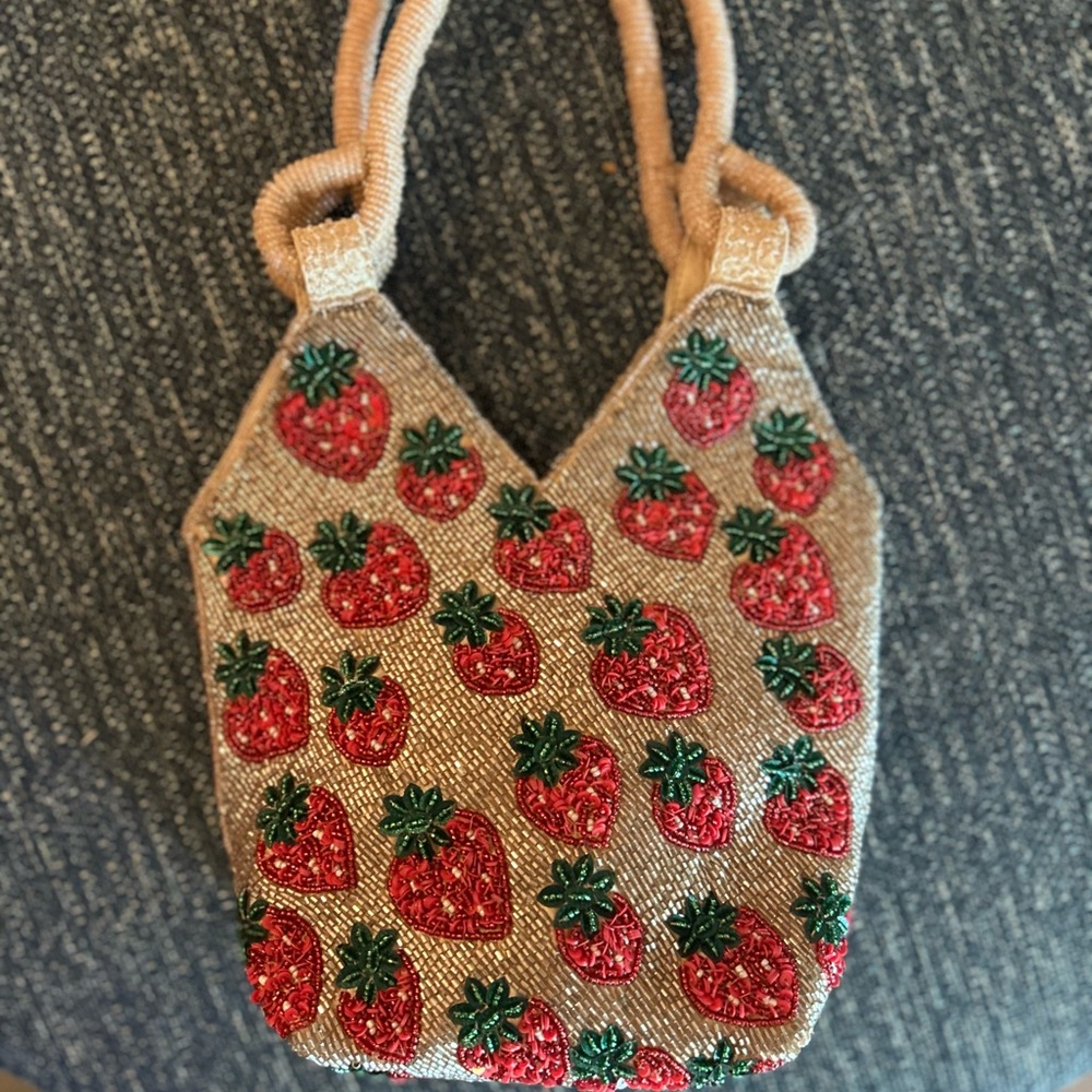 Viral beaded TJ Maxx strawberry bag